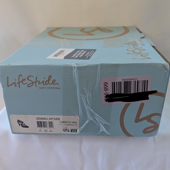 Life Stride Giovanna 2 Pump in Navy Suede 9.5 Wide Brand New - Picture 2 of 9